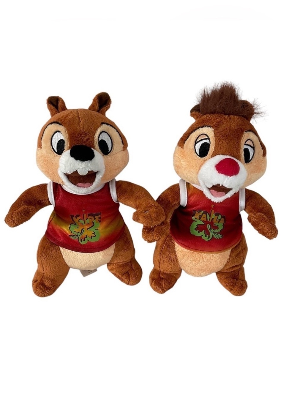 Disney Aulani Chip & Dale plush set  9” Disney  Kaua’i Resort exclusive